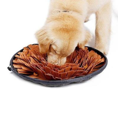 China New Viable Wholesale Custom Pet Nose Training Nose Mat Dog Puzzle Toys Pet Feeding Mat Amazon Supplier for sale