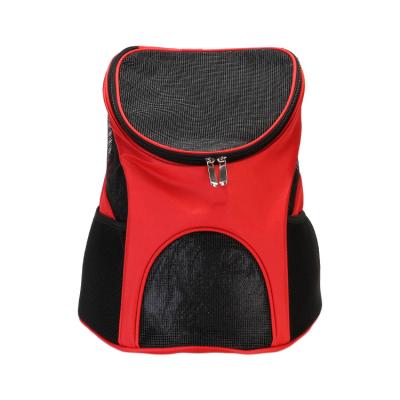 China New Design Pet Backpack Viable Pet Supplies Dog Cat Breathable Carrier Bag Outdoor Pet Carrier Backpack for sale