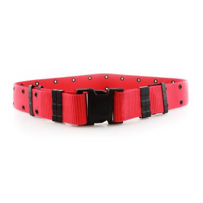 China Outdoor Military Tactical Buckle Alloy Woven Men's Belt Cloth Belt Leisure Exercise Canvas Webbing Nylon Weaving Belt for sale