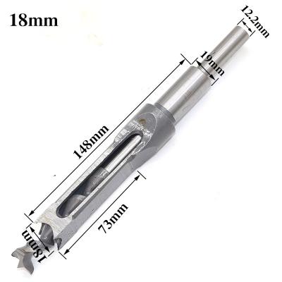 China Drilling 10MM Woodworking Square Hole Drill HSS Steel Wood Hollow Square Hole Saw Mortiser Chisel Auger Drill Bits Woodworking Tool for sale