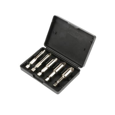 China For Power Tools 5PC HSS High Speed ​​Steel Damaged Screw Extractor Drill Bit Sets Broken Bolt Stud Screws Remover Tools Repair for sale