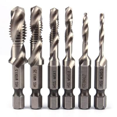 China 7pcs HSS Nitriding Tap Thread Screw Hardened Steel Cutting Tool for sale