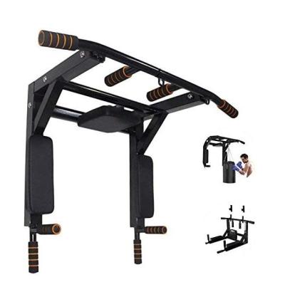 China Wall Mounted Horizontal Bar Trainer Central Waist Equipment Frame Adjustable Gym Door Home Fitness Fitness Pull Up Bar for sale