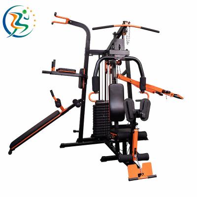 China Eco-friendly Abdominal Equipment Abdominal Equipment Weight Bench Weight Set Fitness Home Gym Home Station Adjustable 3 Person Power Rack Blacksmith Machine for sale