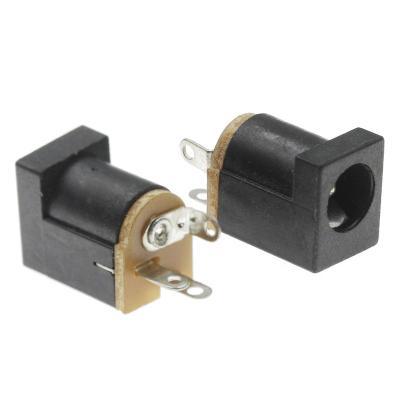 China Hot Sales DC-012 Audio DC Power Jack Socket Connector DC012 5.5*2.1mm 5.5X2.1MM Plug 180 Feet Vertical for sale