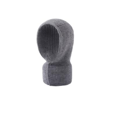 China Korean Style Balaclava Solid Color Woolen Hat Sweater Neck Guard Neck Guard Knitted Factory Best Selling Hot Wholesale COMMON for sale