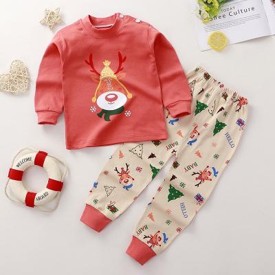 China Breathable Best Price With Good Quality Wholesale Autumn Pure Cotton 2pcs Long Sleeve Baby Clothes Sets for sale