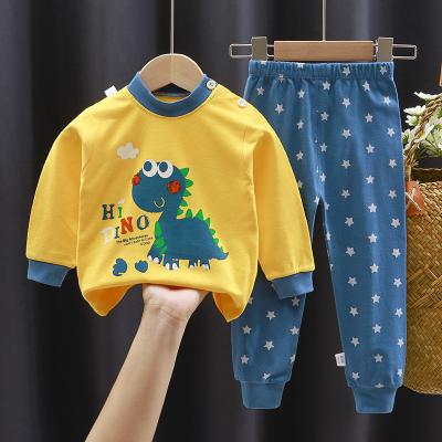 China Spring and Autumn Baby Cartoon Print Cotton Long Sleeve Breathable Newborn Romper for sale