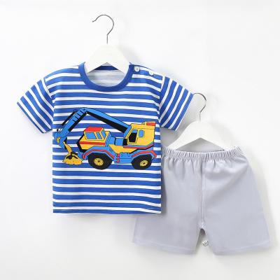 China Factory supply soft price sweet price body sleeve custom made short sleeves suit kids short sleeves suit for sale