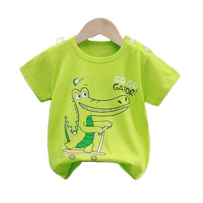 China 2022 Special Hot Selling 2022 Child Cotton T-shirt 2022 Kids Men's Short Sleeve T-shirt Anti-shrink for sale