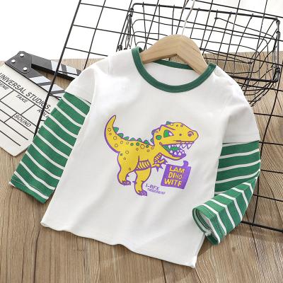 China Kids Soft Sleepwear Anti-Shrink Pajamas Comfortable Long Sleeve Pajamas Set Cartoon Baby Sleepwear Set for sale