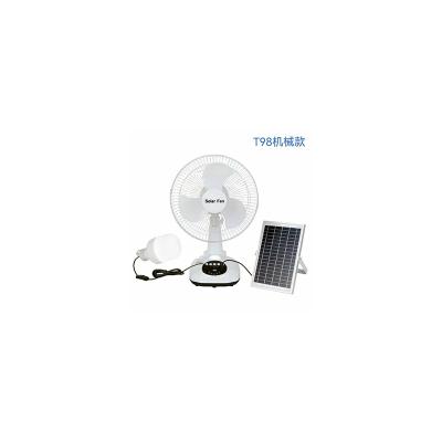 China 2023 hotel factories are popular for direct sales solar music fan solar charging fan for sale