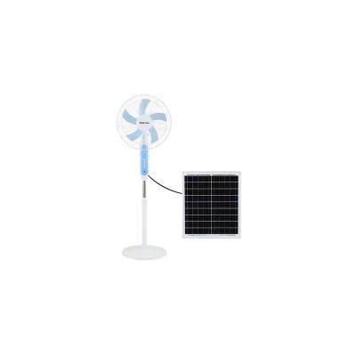 China Outdoor Household Collapsible Solar Rechargeable Support Fan Solar Fan DC 12V for sale