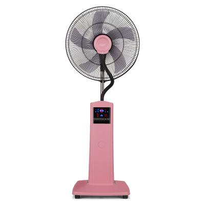 China Spray humidification 18 inch, pedestal remote control water, cooling air conditioner fan mist for sale