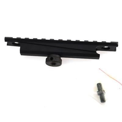 China Lightweight CNC Machining AR Weaver Rail Mount 20mm Scope Mount Base For Carry Handle for sale