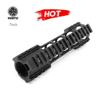 China Durable CNC Machining Heavy Duty Free Float M4 M LOK AR15 Handguard Picatinny Rail With Nut 6061 Steel Accessories Barrel Aluminum Hunting Parts for sale