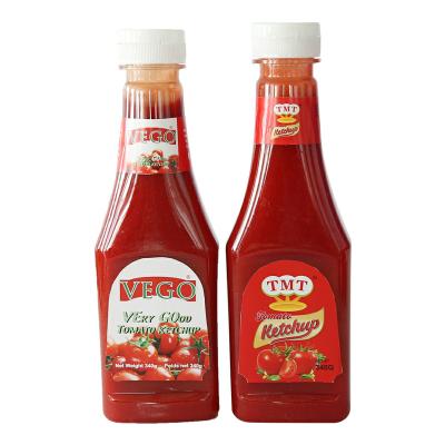 China Fresh Premium Raw Material Quality Tomato Ketchup 340g Magg Ketchup Bottles Plastic Ketchup for sale