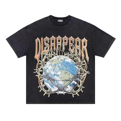 China High Quality Anti-wrinkle Cotton Mens Hip Hop Shirts Graphic Printed Mens T-shirts for sale