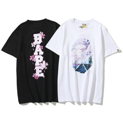 China Anti-wrinkle New Arrival Bape Shark Camouflage Graphic Tee With High Quality for sale