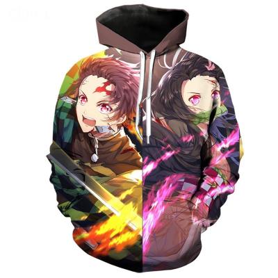 China New Arrival 3D Demon Kimetsu QUICK DRY Cool Killer No Yaiba Sweatshirt 3D Women/Men Winter Cool Hoodies New Fashion Trend Hooded Style for sale