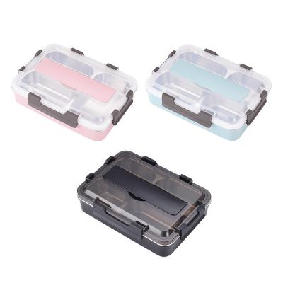 China Eco-Friendly Leak Proof Food Grade Stainless Steel Food Container Single Layer Leakproof Lunch Box for sale