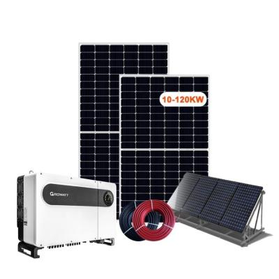 China Latest Hot Selling Home Monocrystal Panel Power Generation Solar Photovoltaic System On Grid Solar System for sale