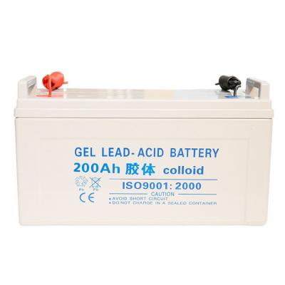 China Please see details page China sale lead acid 200Ah deep cycle 12V off grid gel battery GEL solar system battery for sale