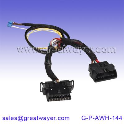 China Automobile 16 Pin Cable Assembly For Hyundai Sonata 2011 OBD Wire Harness for sale