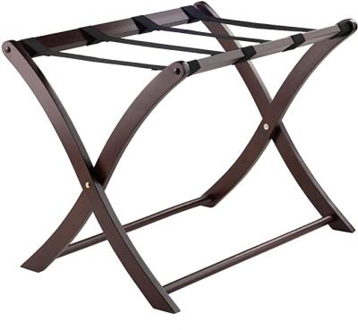 China Hotel Room Traditional Solid Wood Luggage Rack for sale