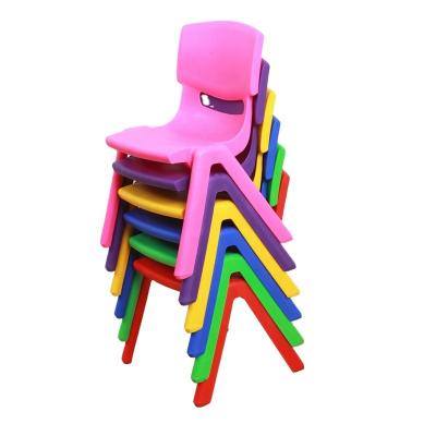 China Wholesale Children's Kindergarten Plastic Small Back Home Thickening Stacking Chair for sale