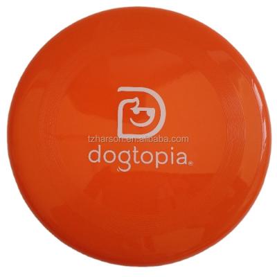 China Toy Advertising Promotion Logo Inflatable Plastic Flying Disc 20cm for sale