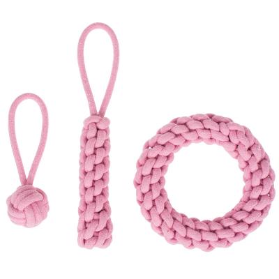 China Wholesale Sustainable Cotton Rope Dog Chew Toys Durable Clean Teeth Dog Toys for sale