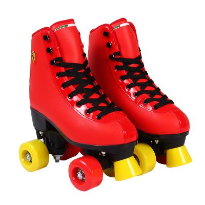 China Wholesale PU Double Row Skate Breathable Roller Skate For Beginners for sale