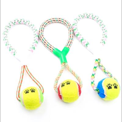 China Wholesale Viable Durable Dog Toys Balls Interactive Dog Chew Toys Cotton Rope Toys for sale