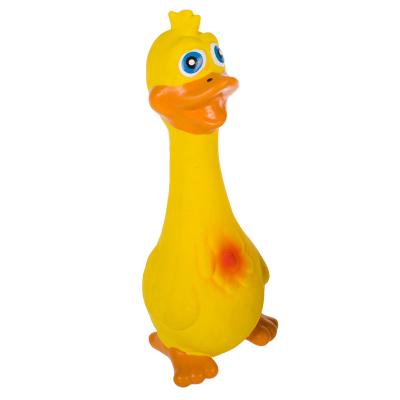 China Wholesale Viable Chicken Shape Classic Latex Dog Squeaky Funny Toys for sale