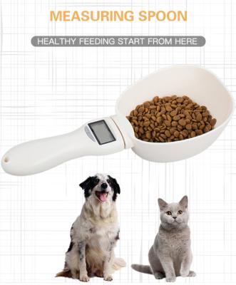 China Custom Wholesale New Design Smart Precise Measuring Pet Food Spoon Viable For Dogs And Cats for sale