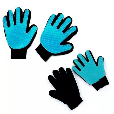 China Viable Wholesale Soft Amazon Dog Hair Removal Glove , Pet Hair Removal Gloves for sale