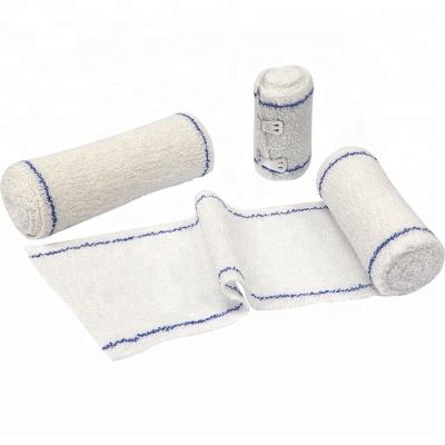 China Polyester / Cotton Professional Medical Cotton Crepe Gauze Elastic Bandage For Sports Wound Care for sale