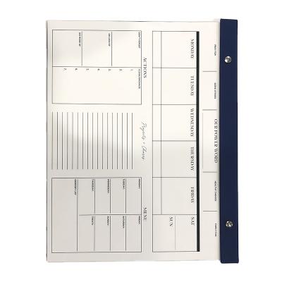 China Custom Wall Calendar Desk Items Stationery Set Create Your Own Brand Lists Planner Notebook for sale