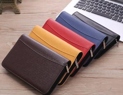 China Premium Spiral Cover Loose-leaf Design Leather Bound Notebook A6 Notebook for sale