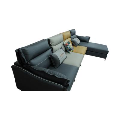 China Other Modern Design Large Luxury Living Room Upholstery Fabric Sectional Sofa for sale