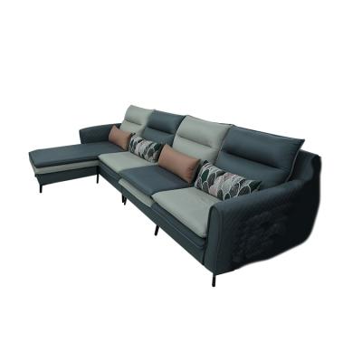 China Other Modern L-Shape Sectional Sofa Living Room Furniture Different Sizes Corner Sofa for sale