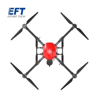 China High Efficiency Red Color Quadcopter Drone Frame Kit 10L Tank UAV EFT E410P for sale