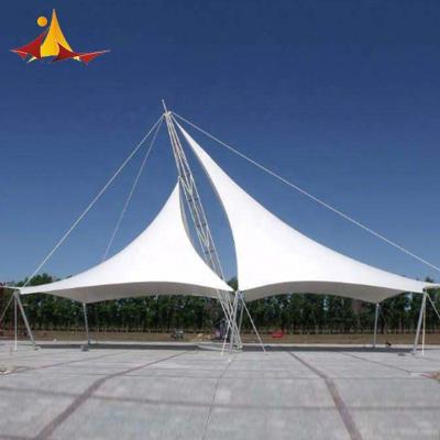 China New Design Chinese Tensile Fabric Structure Membrane Lightweight Customized Building Architecture Dimensions Color Drawing Type Original ISO DIN for sale