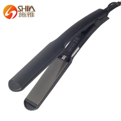 China Hair outer iron with titanium for straightening original hair straightener bonita hair flat iron for sale