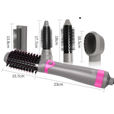 China Hotel 2021 New Professional One Step Hair Dryer and Volumizer 5 in 1 Airbrush Hot Pink Styler and Dryer for sale