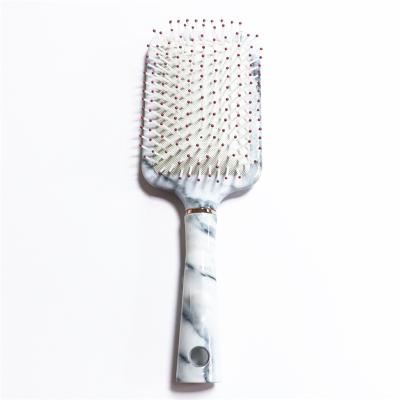 China Palette Brush Home Best For Detangling Straightening Hair And Drying It With Marble Material for sale