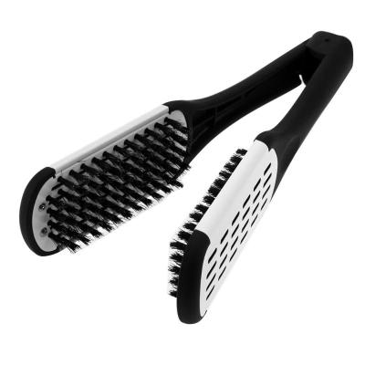 China Home Barber Buy Hair Brushes And V Shape Folding Combs Professional Comb Set Packaging Custom Logo for sale