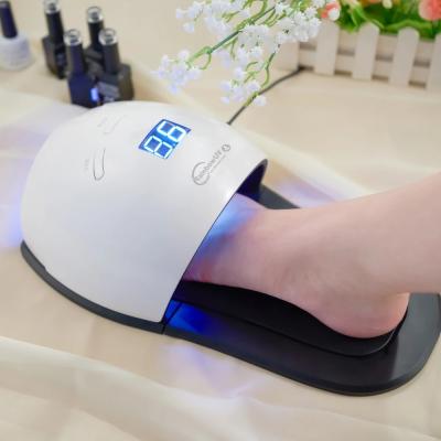 China Hand Foot 2 in 1 Gel Dryin Hand Polish Curing Foot 2 in 1 Gel Nail Drying Foot Nail Lamp Polish Curing Manicure Nails Art UV Lamp Nail Dryer Tool 48W LED for sale