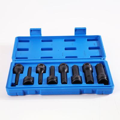 China Drive Black Phosphate Finish H5 Hex Impact Socket Set Made Of CR-MO Material for sale